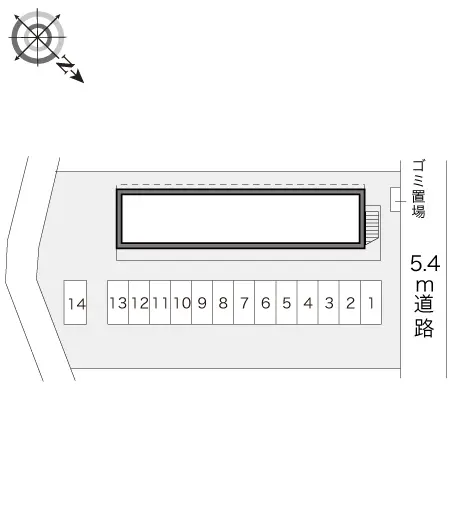 市原市古市場 月極駐車場